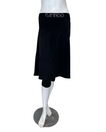 Flamingo 26FL406-BK Black Swim Skirt with Leggings 24