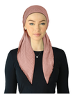 Cherie SP309A-LI Solid Lilac Fringe Edge Adjustable Pre-Tied Open Back Bandanna Myselflingerie.com