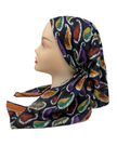 It's Younique Multi Paisley Pre-Tied Open Back Bandanna with Velvet Grip Myselflingerie.com