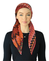 Cherie Multi Chevron Adjustable Pre-Tied Open Back Bandanna