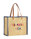 ShiraLeah Vitamin Sea Natural Beach Tote Bag Myselflingerie.com