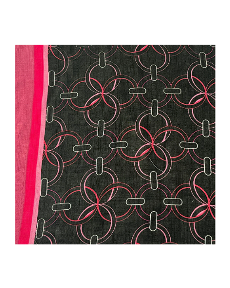 Cherie SP336A-BKBRY Black/Berry Print Adjustable Pre-Tied Open Back Bandanna Myselflingerie.com