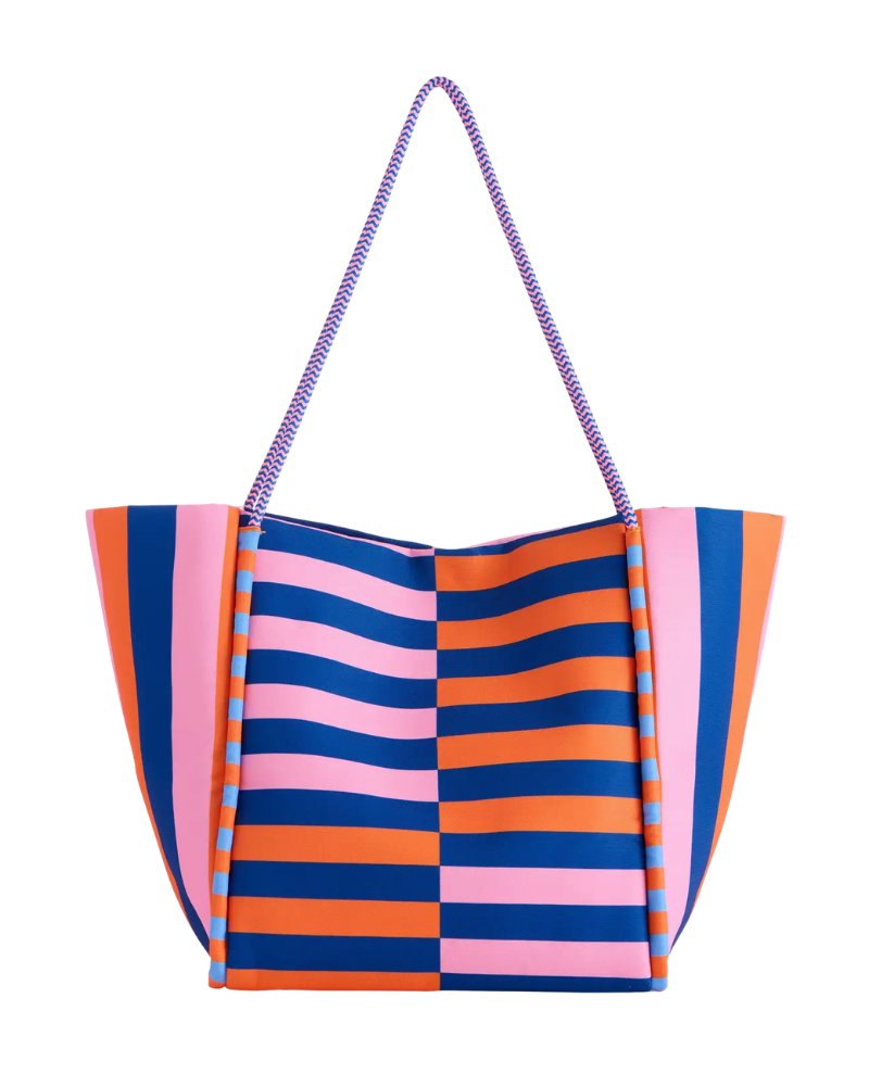ShiraLeah Orange Samba Beach Tote Bag