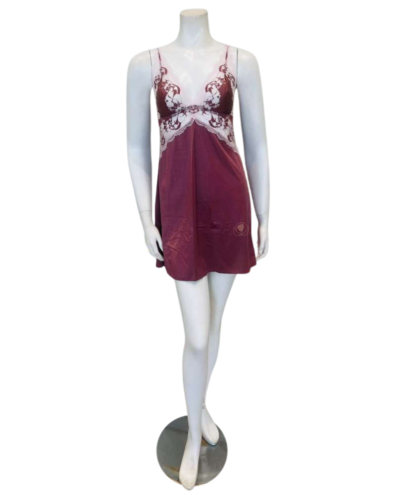 Wacoal 814481 Rose Brown / Cradle Pink Modern Affair Chemise Myselflingerie.com