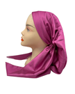 It's Younique OB-SOL-SHER Solid Rose Sherbert Pre-Tied Open Back Bandanna with Velvet Grip Myselflingerie.com