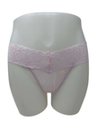 Love Libby Lilac Snow Mesh and Lace Classic Thong Myselflingerie.com