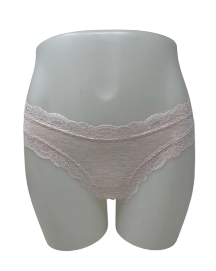 Fleur't 601 Strawberry Whip Iconic Modal Lace Trim Thong