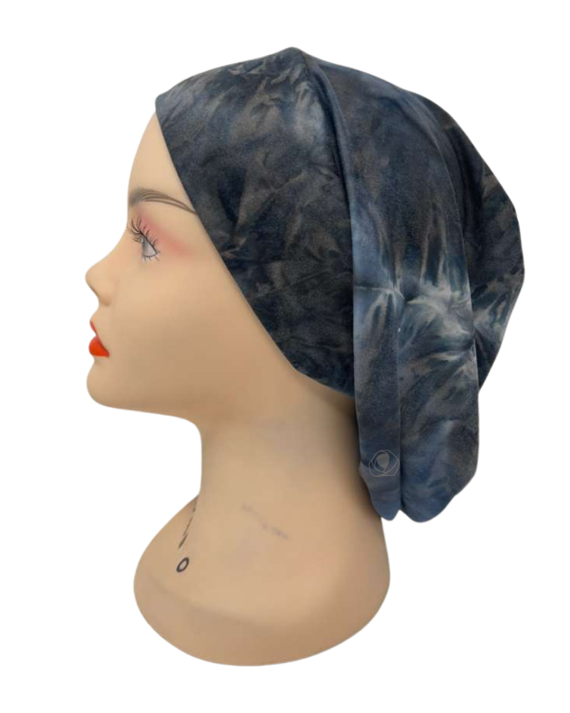 Triple Up SS101-M Blue Tie Dye Sleeping Snood Myselflingerie.com