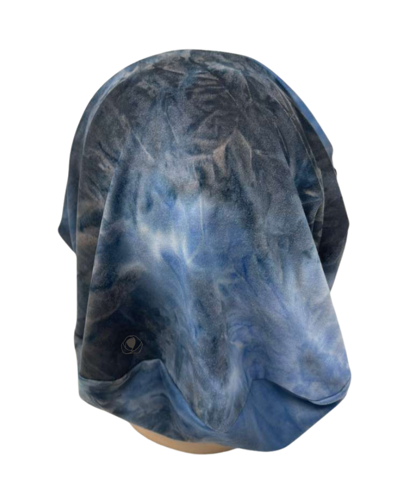 Triple Up SS101-M Blue Tie Dye Sleeping Snood Myselflingerie.com