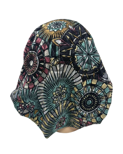 Triple Up BUL1118 Multi Stars Unlined Pre-Tied Bandanna Myselflingerie.com