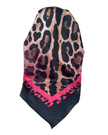 It's Younique OB-ANI-OMB Animal Print in Pink Tones Pre-Tied Open Back Bandanna with Velvet Grip Myselflingerie.com