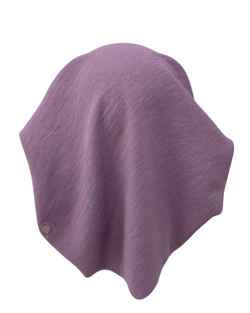 Triple Up BUL1171 Lavender Crinkle Unlined Pre-Tied Bandanna Myselflingerie.com