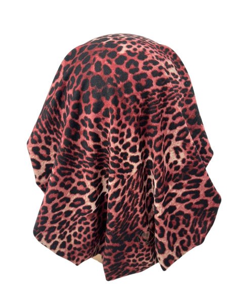 Triple Up BUL1159 Mauve Leopard Spots Unlined Pre-Tied Bandanna Myselflingerie.com