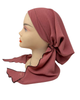 Triple Up BUL1073 Mauve Crinkle Unlined Pre-Tied Bandanna Myselflingerie.com 