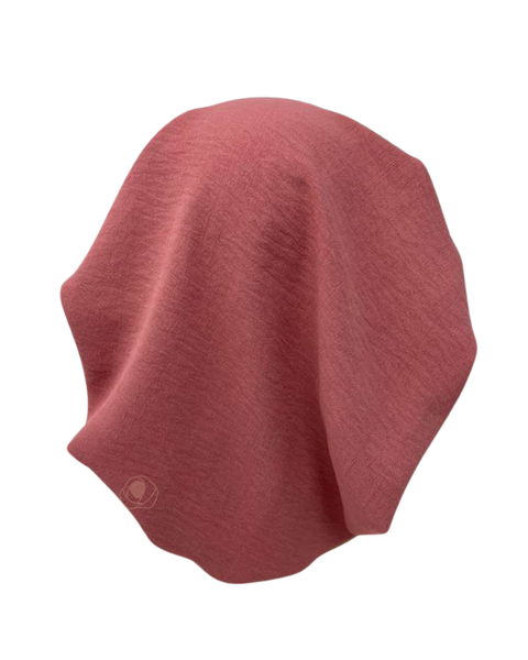 Triple Up BUL1073 Mauve Crinkle Unlined Pre-Tied Bandanna Myselflingerie.com