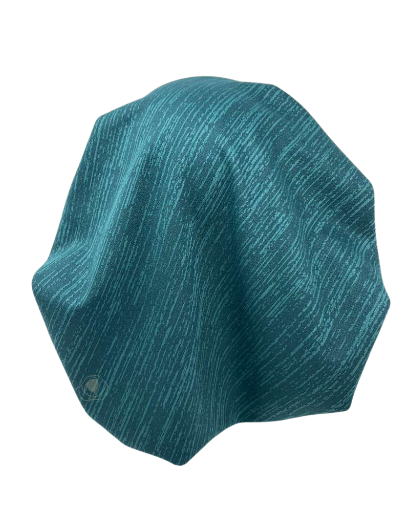 Triple Up BUL996 Hunter Green Strokes Unlined Pre-Tied Bandanna Myselflingerie.com