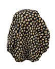 Triple Up BUL1085 Black and Beige Splatters Unlined Pre-Tied Bandanna Myselflingerie.com