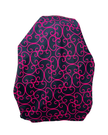 It's Younique OB-VINE-PI Pink Vine Print Pre-Tied Open Back Bandanna with Velvet Grip Myselflingerie.com