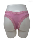 Fleur't 601 Frosé Iconic Modal Lace Trim Thong Myselflingerie.com