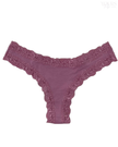 Fleur't 601 Frosé Iconic Modal Lace Trim Thong Myselflingerie.com