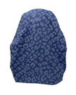 Ahead VT2895 Denim Leopale Versatile Style Long Tails Open Back Pre-Tied Bandanna Myselflingerie.com