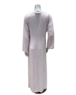 Verdiani 4505 Soft Pink Sheer Lace Motifs Modal Wrap Morning Robe Myselflingerie.com