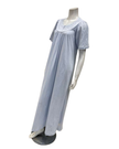 Verdiani C008 Pale Blue Pull On Supima Cotton Nightgown Myselflingerie.com