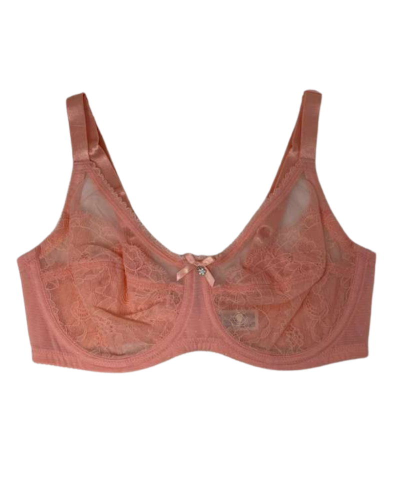Wacoal 855186 Apricot Blush Retro Chic Underwire Bra Myselflingerie.com