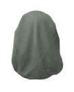It's Younique OB-CRI-SG Solid Seaweed Green Crinkle Pre-Tied Open Back Bandanna with Velvet Grip Myselflingerie.com
