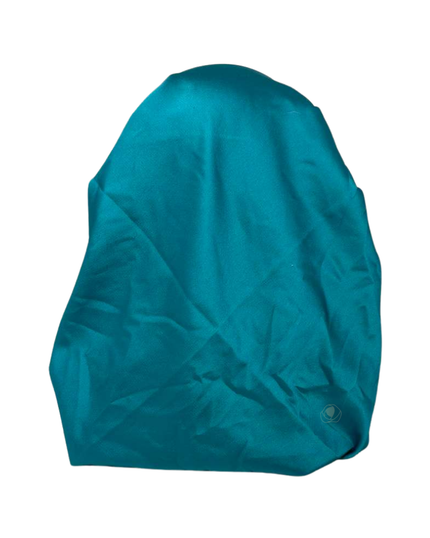 It's Younique Solid Green Pre-Tied Open Back Bandanna with Velvet Grip