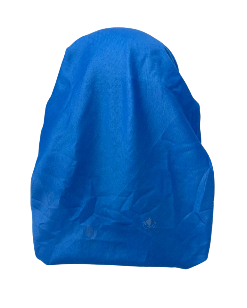 It's Younique OB-SOL-ROY Solid Royal Blue Pre-Tied Open Back Bandanna with Velvet Grip Myselflingerie.com