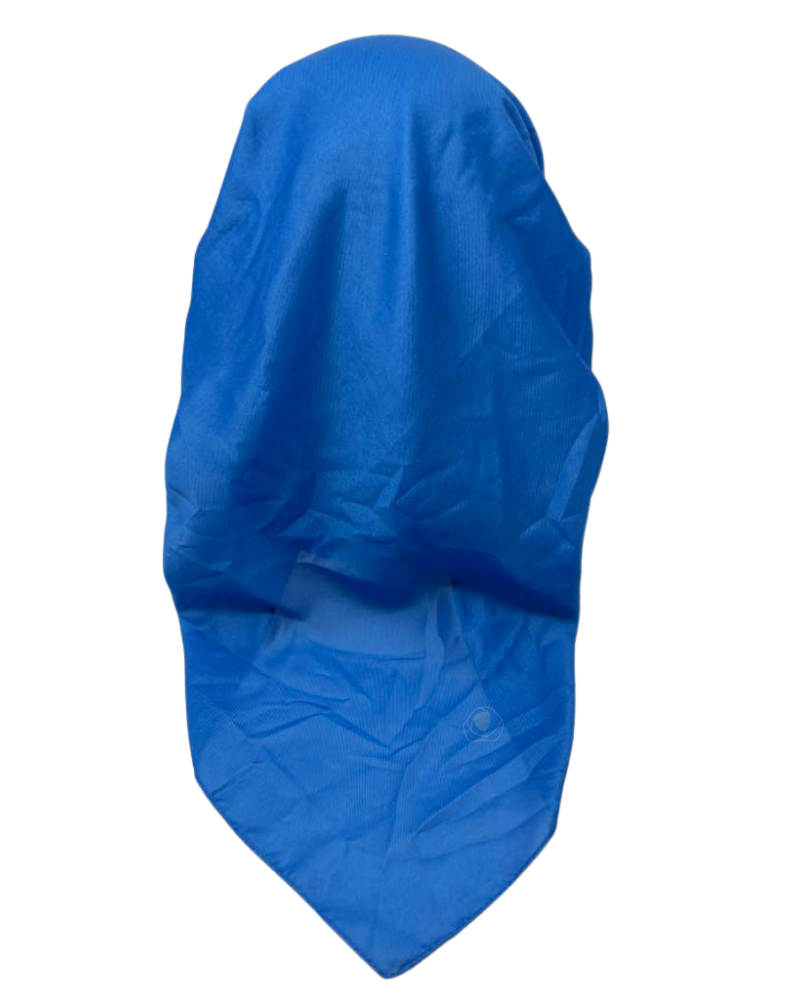 It's Younique OB-SOL-ROY Solid Royal Blue Pre-Tied Open Back Bandanna with Velvet Grip Myselflingerie.com