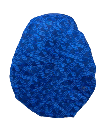 Ahead IT2817 Blue Optix Israeli Style Long Tails Pre-Tied Bandanna Myselflingerie.com