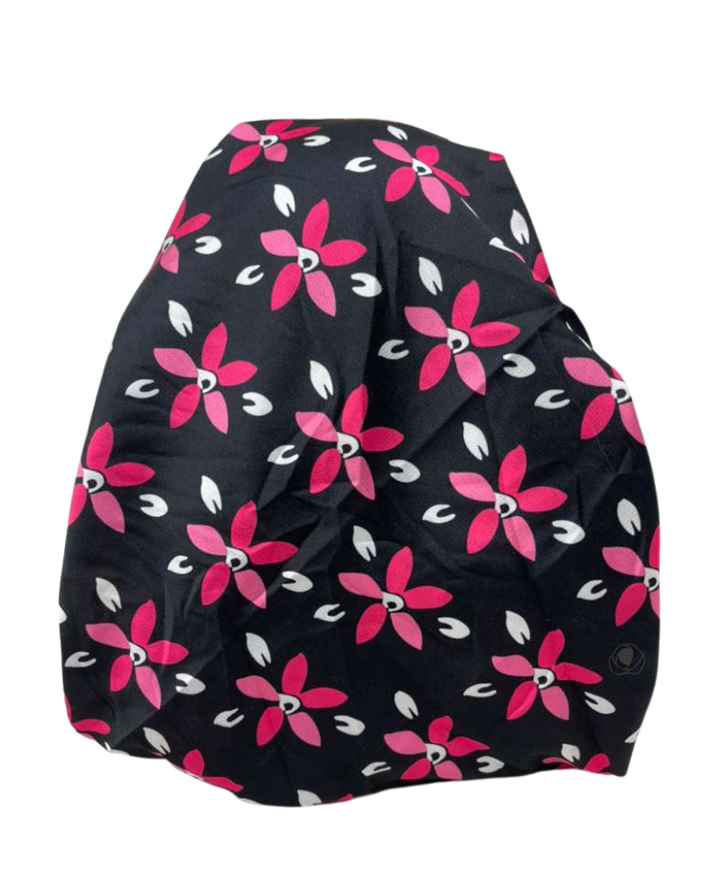 It's Younique OB-PI-DAI Two Tones Pink Daisies Pre-Tied Open Back Bandanna with Velvet Grip Myselflingerie.com