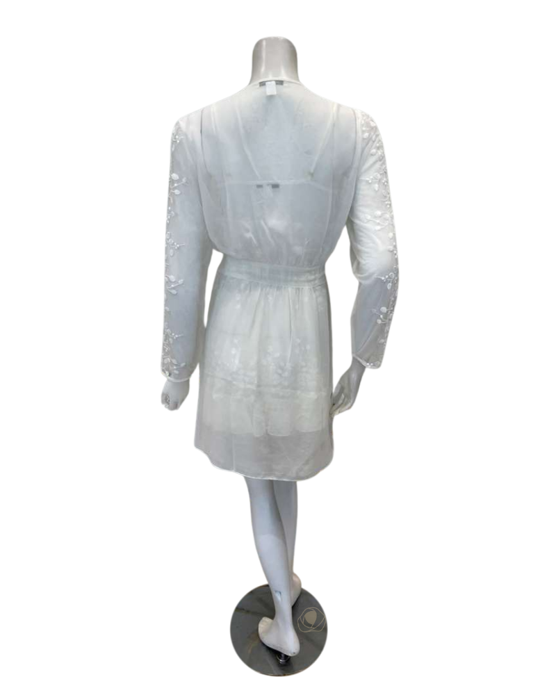 Rya Collection Ivory Tidal Chemise & Wrap Set Myselflingerie.com