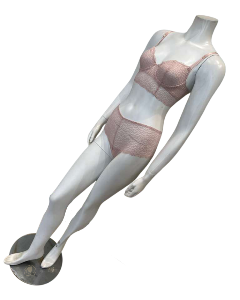 Btemptd Rose Smoke Untamed Demi Underwire Bralette & Thong Set Myselflingerie.com