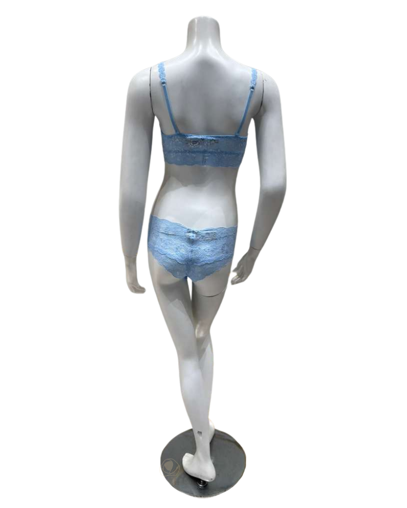 Cosabella NEVER1301+07ZL Sorrento Blue Sweetie Bralette & Panty Set Myselflingerie.com