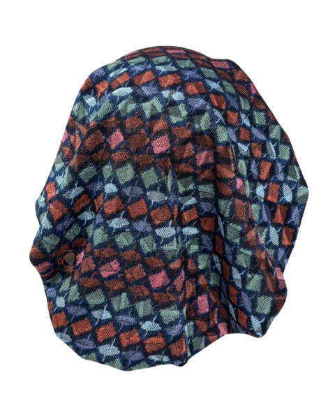 Triple Up BUL1116 Multicolor Geo Unlined Pre-Tied Bandanna Myselflingerie.com