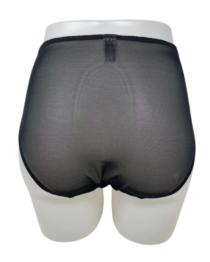 Wacoal 841191 Black/Navy (003) Embrace Lace Hi Cut Brief Myselflingerie.com