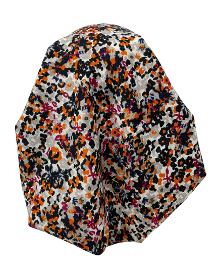 It's Younique PP-FL-OR Orange Mini Flowers Pre-Tied Bandanna with Velvet Grip Myselflingerie.com