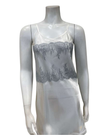 Madeleine Fig CLAIRE Ivory Satin Chemise & Peignoir Set Myselflingerie.com