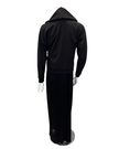 Sparrow Black with Royal Embroidery Zip Up Hoodie Myselflingerie.com