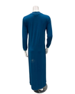 Mega Dreams 357532 Turquoise Carpet Embroidery Modal Nursing Nightgown Myselflingerie.com