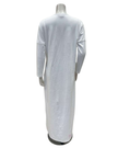 Chicolli White Debossed Nursing Cotton Nightgown
