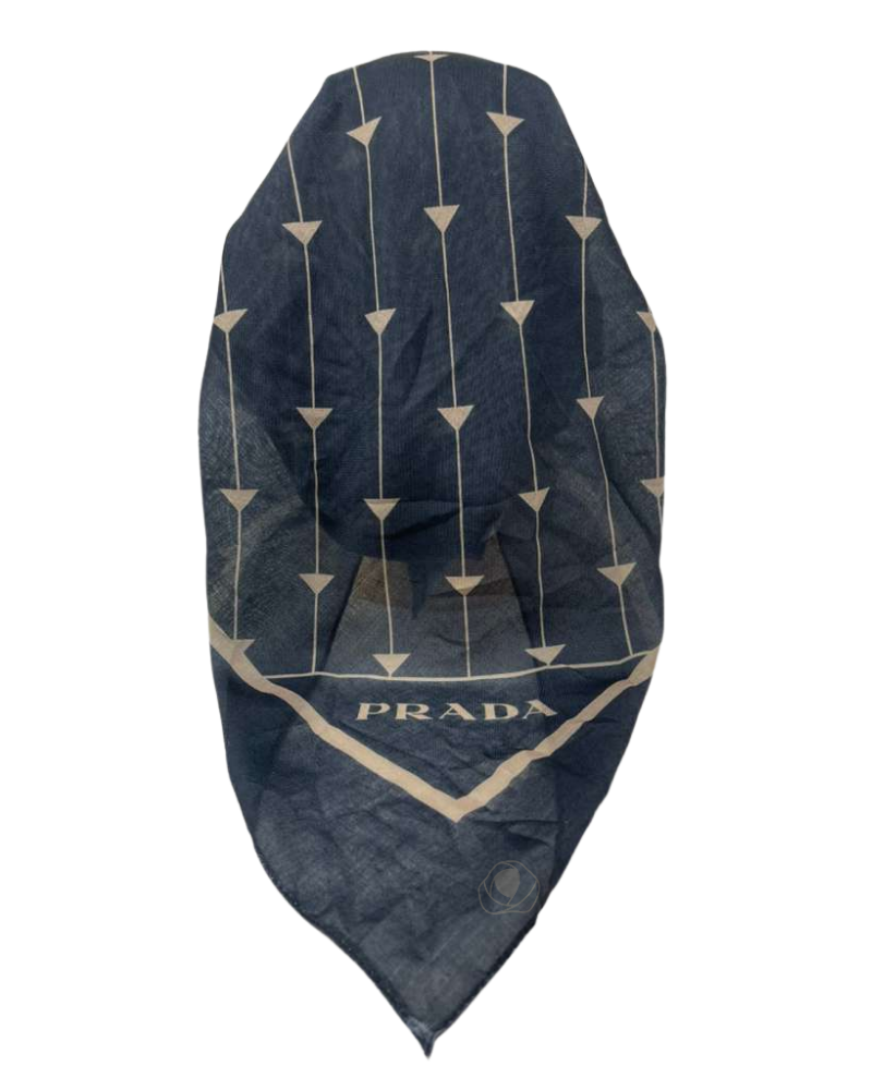 It's Younique OB-DES-TN Tan on Black Designer Inspired Pre-Tied Open Back Bandanna with Velvet Grip Myselflingerie.com