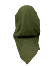 It's Younique OB-CRI-OL Olive Green Crinkle Pre-Tied Open Back Bandanna with Velvet Grip Myselflingerie.com