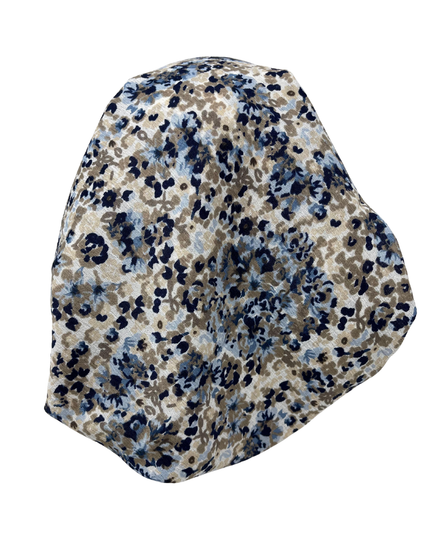 It's Younique PP-FL-NY Navy Mini Flowers Pre-Tied Bandanna with Velvet Grip Myselflingerie.com