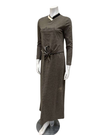 Mega Dreams 357563 Olive Green with Black OO Dream Modal Nursing Nightgown Myselflingerie.com