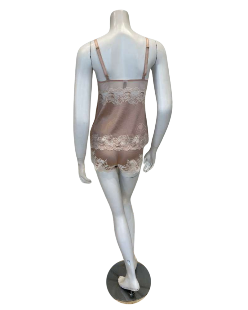 Wacoal 812481 + 849481 Rose Dust/Angel Wing Modern Affair Cami & Boyshort Myselflingerie.com