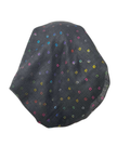 It's Younique PP-BL-FO Foil Squares on Black Pre-Tied Bandanna with Velvet Grip Myselflingerie.com
